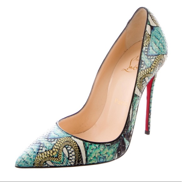 NWT! Christian Louboutin So Kate Python Inferno 37 - Picture 7 of 7